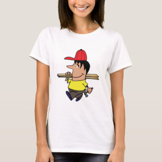 T-shirt artisan sur le chantier, maître constructeur