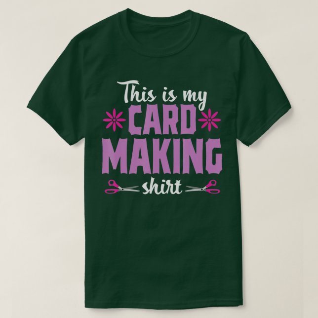 T-shirt Artisanat Artisanat Drôle Hobby Scrapbooking Cadea (Design devant)