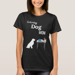 T-shirt Artisanat d'art Chien en Attente Coloriage Livre d