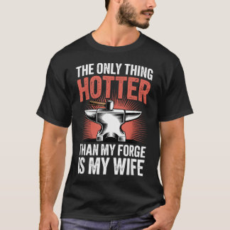 T-shirt Artisanat de forge cool pour hommes Forgeage de fe