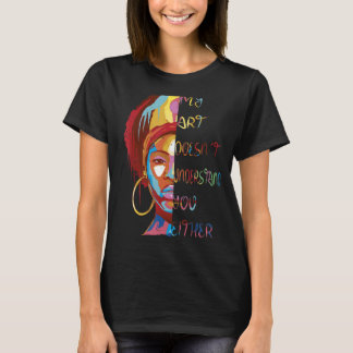 T-shirt Artist My Doens't Comprendre Pas Vous Ni Fournitur