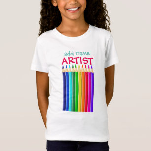 T-Shirt Artist nommée : Crayon ou crayon de couleur