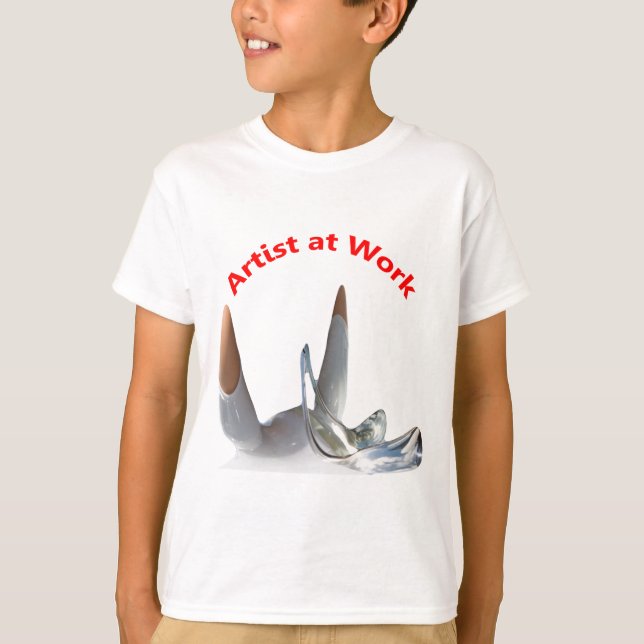 T-shirt Artiste au travail (Devant)