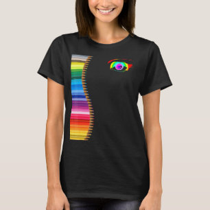 T-shirt Artiste crayon