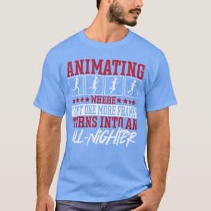 T-shirt Artiste de dessin animé d'animation Modélisation 3