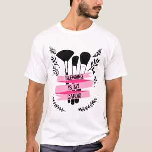 T-shirt artiste de maquillage amusant