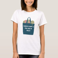 T-shirt artiste en fibre de sac à billes