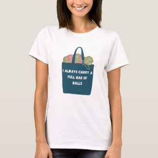 T-shirt artiste en fibre de sac à billes
