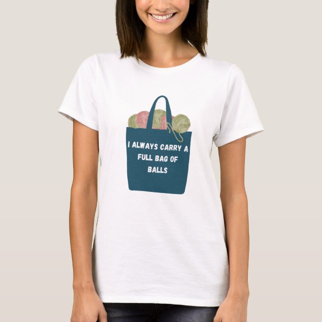 T-shirt artiste en fibre de sac à billes (Devant)