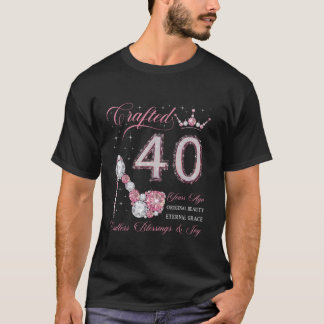 T-shirt Artiste Il Y A 40 Ans 40 Ans 40 Ans Deux