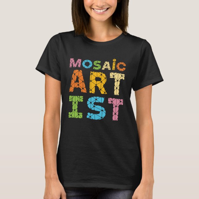 T-shirt Artiste mosaïque (Devant)