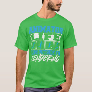T-shirt Artiste visuel animateur de dessin animé Fan d'ani
