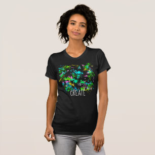 T-shirt Artistes personnalisables Paint Splatter Créer une