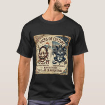 T-shirt artistique Masque Japonais Vénitien