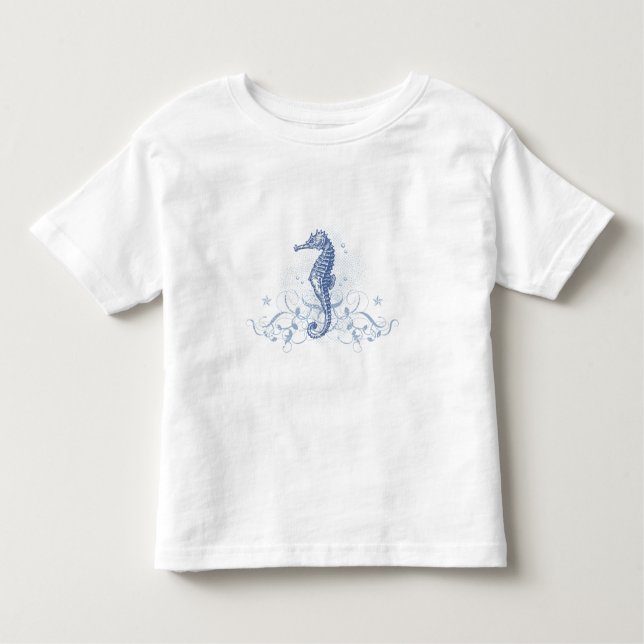 T-shirt artistique Seahorse (Devant)