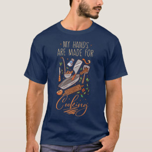 T-shirt arts culinaires cuisine cuisine chef cuisinier cou