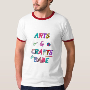 T-shirt Arts et artisanat Babe