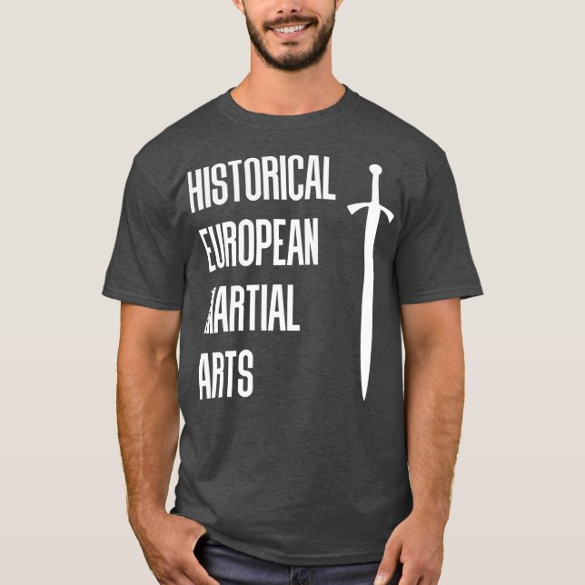 T-shirt Arts martiaux européens historiques (Devant)