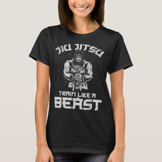 T-shirt Arts martiaux Jiu-Jitsu s'entraîner comme un goril