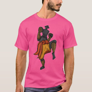 T-shirt Arts Martiaux Muay Thai Fighter Chess Piece Muay T