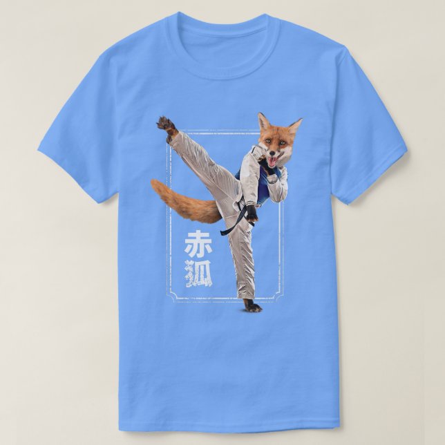 T-shirt Arts Martiaux Pour IllustrationKarate Fighter Blac (Design devant)