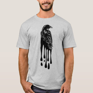 T-shirt Artsy Magique Bloody Raven Crow 1