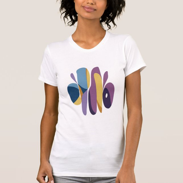 T-shirt artsy sticker (Devant)