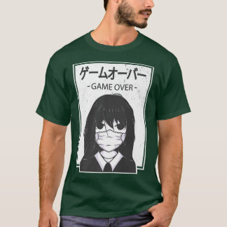 T-shirt Artwork Game Over Indie Japan Otaku 