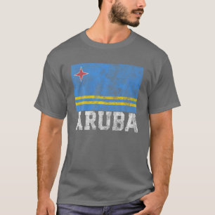 T-shirt Aruba Drapeau Fierté Racines Pays Famille Nation