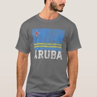 T-shirt Aruba Drapeau Fierté Racines Pays Famille Nation
