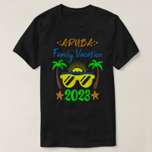 T-shirt Aruba Family Vacation 2023 Matching Family Group V