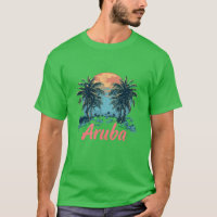 Aruba Island Design (Version 2) - Basic Dark T-Shi