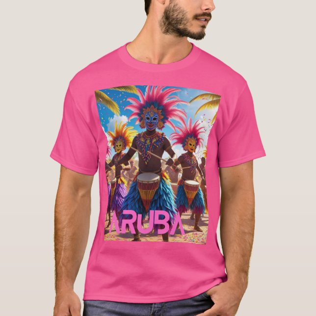 T-shirt Aruba s'illumine (Devant)