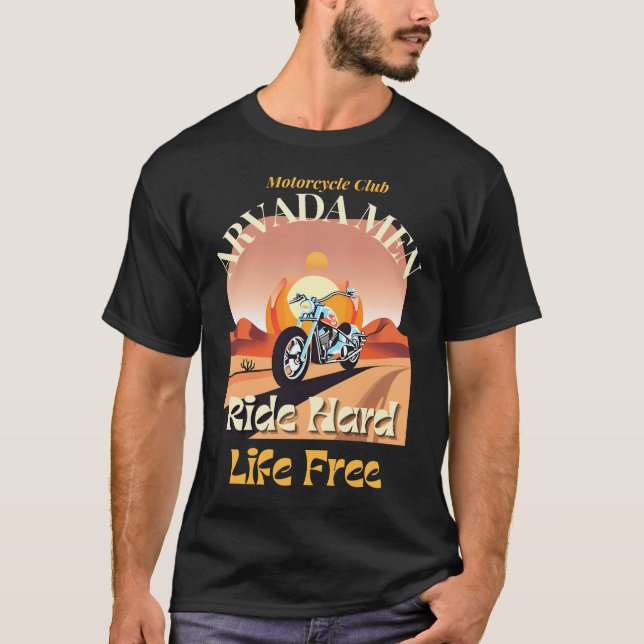 T-shirt Arvada Men Rider dur, sans vie V 1.2 (Devant)