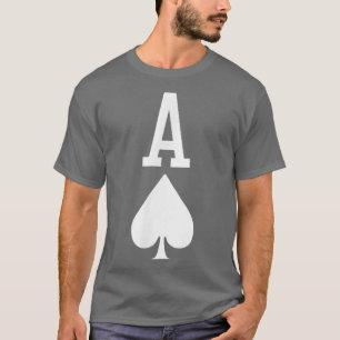 T-shirt As de Pique, Poker Night, Joueur de Casino