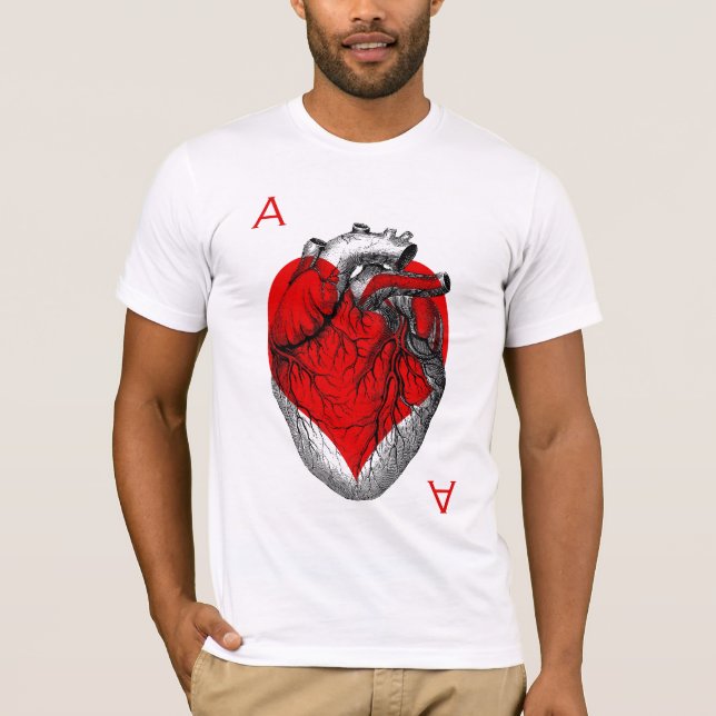 T-shirt As des coeurs (Devant)