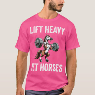 T-shirt Ascenseur Chevaux pour animaux domestiques lourds