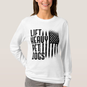 T-shirt Ascenseur Chiens de compagnie lourds Gym Lover Chi
