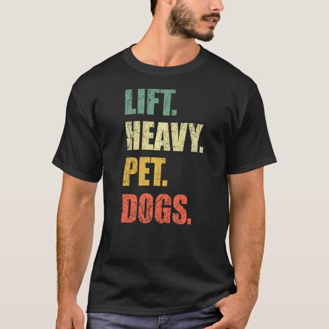 T-shirt Ascenseur Chiens de sport pour animaux de compagni (Devant)
