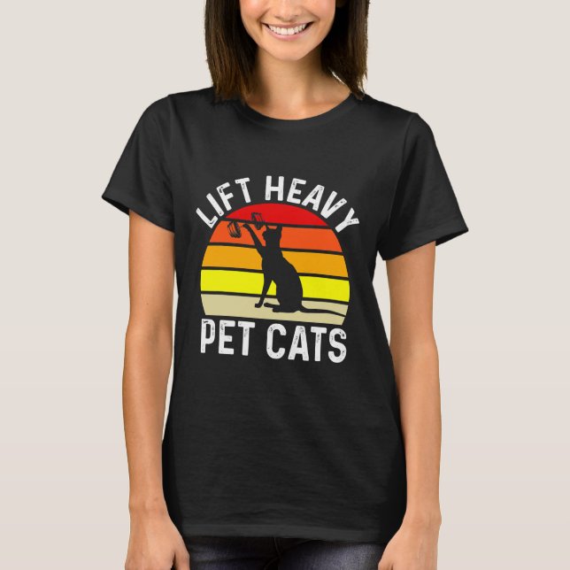 T-shirt Ascenseur Gros Chats pour animaux de compagnie Bod (Devant)