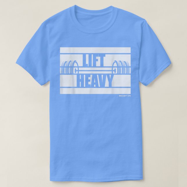 T-shirt Ascensez Bête Lourde Sur Gym Motivation Dit Format (Design devant)