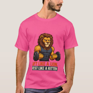 T-SHIRT "ASCENSEZ COMME UN LION, REPOSEZ COMME UNE CUISINE
