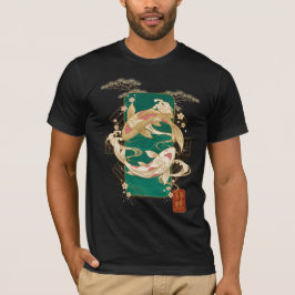 T-shirt Ascension de carpes koï