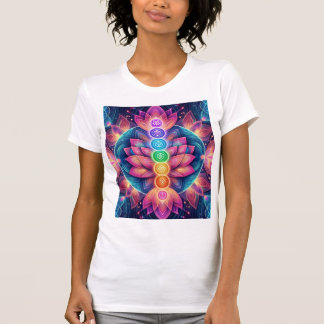 T-shirt Ascension du Lotus Chakra — Rayonnement de Géométr