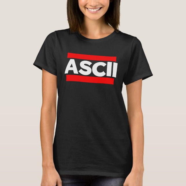 T-shirt ASCII American Standard Code for Information Inter (Devant)