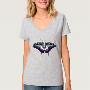 T-shirt Asexual Flag Swallowtail