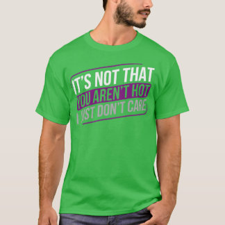 T-shirt Asexuality Dont Care Ace Asexuality LGBTIA