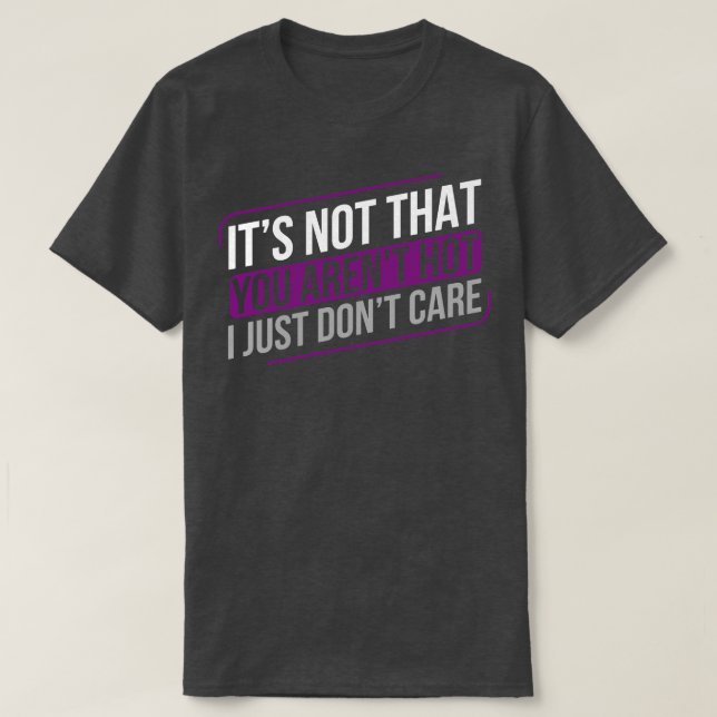 T-shirt Asexuality Dont e Ace Asexuality LGBTIA (Design devant)