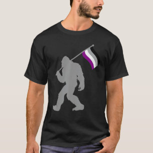 T-shirt Asexuality Pride Monster du drapeau sur ACE Asexua