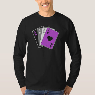 T-shirt Asexué Pride Ace Jouer Carte Lgbtq Pride Stuff F